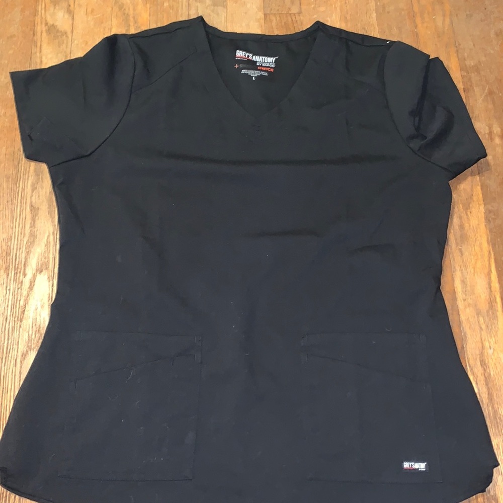 Grey’s Anatomy Black Scrub Top